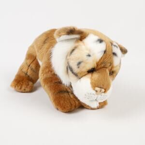 Demdaco Nat & Jules Animalcraft 16" Brown Tiger Stuffed Plush 2017